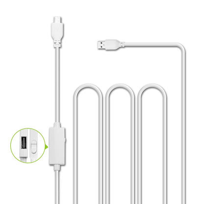 OTG-Y-03 USB 2.0 Male to Micro USB Male + USB Female OTG Charging Data Cable for Android Phones / Tablets with OTG Function, with Switch, Length: 1.1m