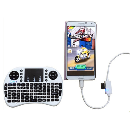 OTG-Y-03 USB 2.0 Male to Micro USB Male + USB Female OTG Charging Data Cable for Android Phones / Tablets with OTG Function, with Switch, Length: 1.1m