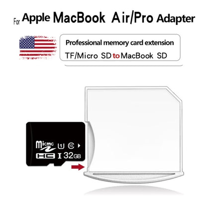 Micro SD / TF Card to SD Adapter for MacBook Air / Pro, Support up to 512GB