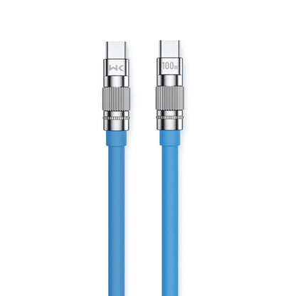 WK WDC-188 Qjie Series 100W USB-C/Type-C to USB-C/Type-C Fast Charge Data Cable, Length: 1m, USB-C/Type-C to USB-C/Type-C