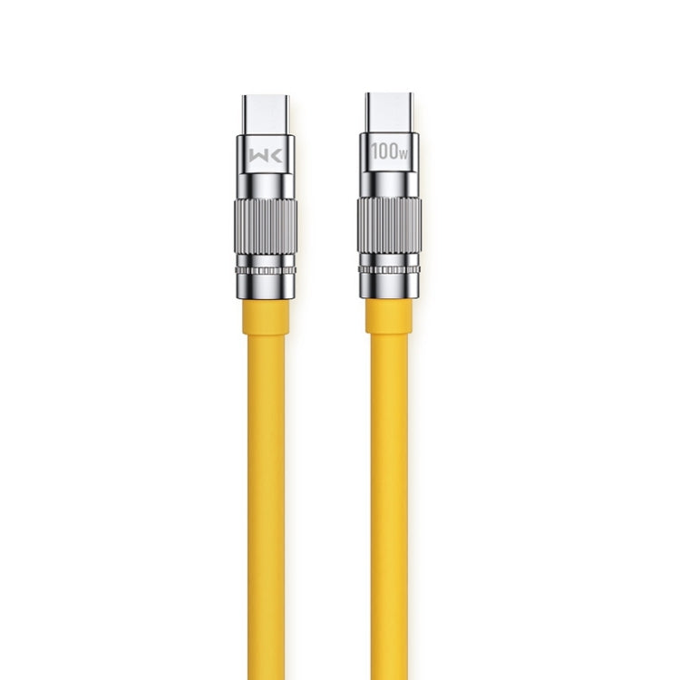 WK WDC-188 Qjie Series 100W USB-C/Type-C to USB-C/Type-C Fast Charge Data Cable, Length: 1m, USB-C/Type-C to USB-C/Type-C