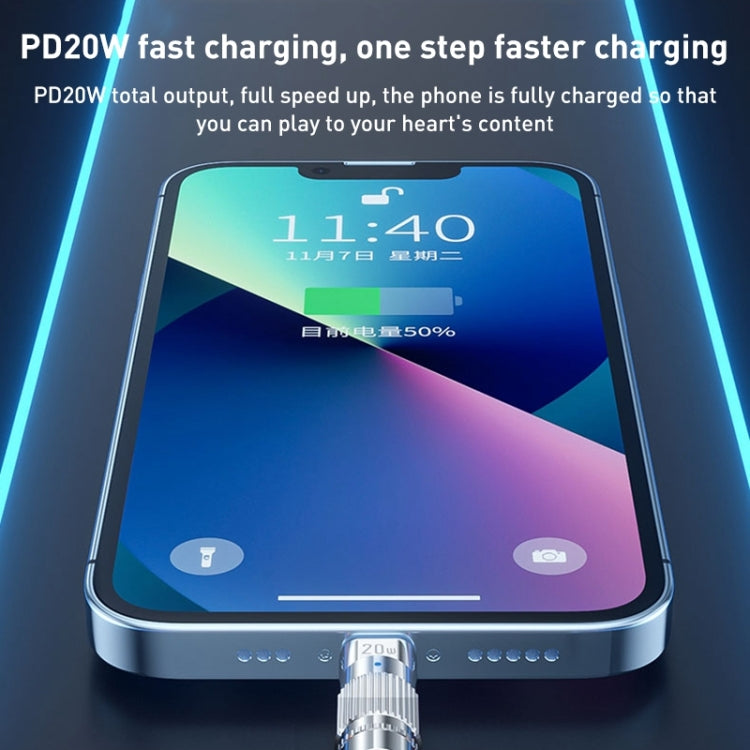 WK WDC-188 Qjie Series 100W USB-C/Type-C to USB-C/Type-C Fast Charge Data Cable, Length: 1m, USB-C/Type-C to USB-C/Type-C