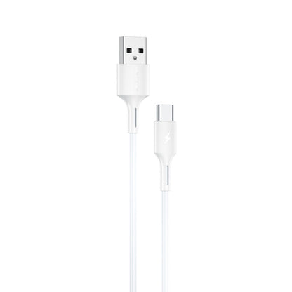 WK WDC-136 USB to Type-C / USB-C 3A Fast Charging Data Cable, USB to Type-C(White)