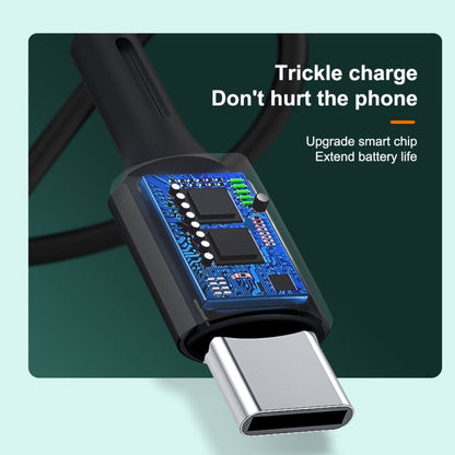 WK WDC-136 USB to Type-C / USB-C 3A Fast Charging Data Cable, USB to Type-C(White)