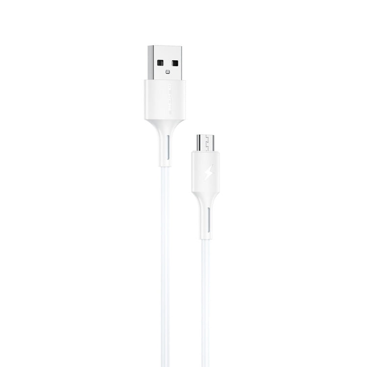 WK WDC-136 USB to Micro USB 3A Fast Charing Data Cable, USB to Micro USB(White)