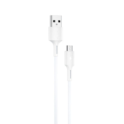WK WDC-136 USB to Micro USB 3A Fast Charing Data Cable, USB to Micro USB(White)