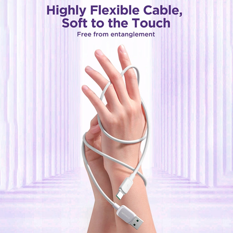 JOYROOM S-AC027A14 Multi-Color Series 3A USB to USB-C / Type-C Fast Charging Data Cable, Length:1.2m