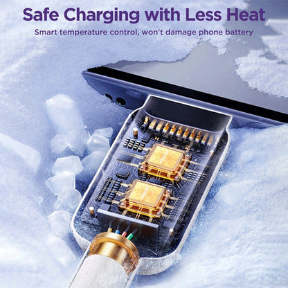 JOYROOM S-AC027A14 Multi-Color Series 3A USB to USB-C / Type-C Fast Charging Data Cable, Length:1.2m