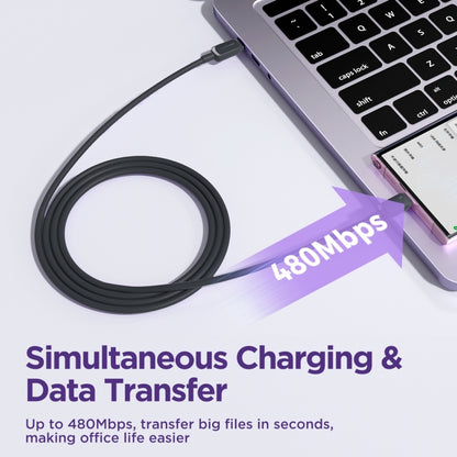 JOYROOM S-CC100A14 Multi-Color Series 60W USB-C / Type-C to USB-C / Type-C Fast Charging Data Cable, Length:1.2m