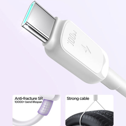 JOYROOM S-CC100A14 Multi-Color Series 60W USB-C / Type-C to USB-C / Type-C Fast Charging Data Cable, Length:1.2m, Type-C to Type-C