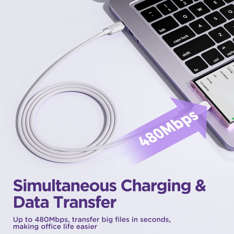 JOYROOM S-CC100A14 Multi-Color Series 60W USB-C / Type-C to USB-C / Type-C Fast Charging Data Cable, Length:1.2m, Type-C to Type-C