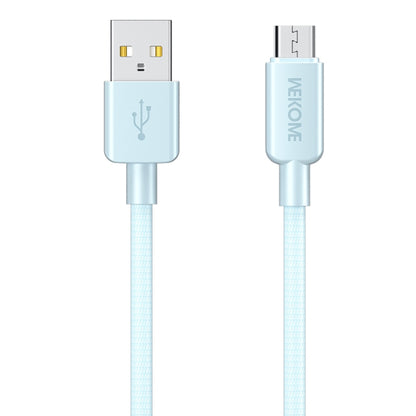 WEKOME WDC-03 Tidal Energy Series 3A USB to Micro USB Braided Data Cable, Length: 1m, USB to Micro USB