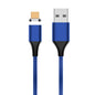 M11 5A USB to Micro USB Nylon Braided Magnetic Data Cable, Cable Length: 2m, Micro USB