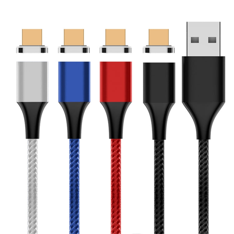 M11 5A USB to Micro USB Nylon Braided Magnetic Data Cable, Cable Length: 2m, Micro USB