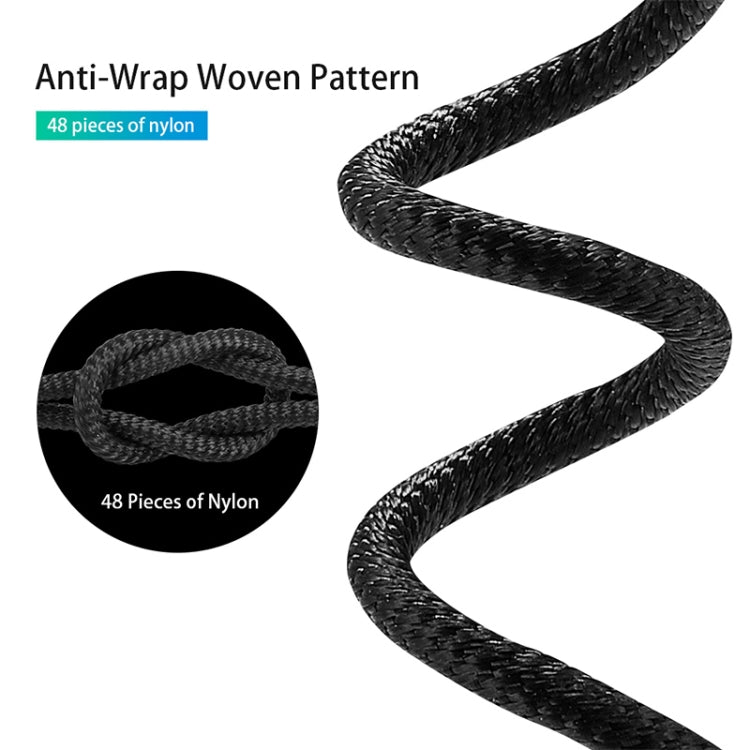 M11 5A USB to Micro USB Nylon Braided Magnetic Data Cable, Cable Length: 2m, Micro USB