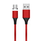 M11 3A USB to USB-C / Type-C Nylon Braided Magnetic Data Cable, Cable Length: 2m, USB-C / Type-C