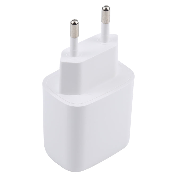 LZ-215A+C 20W QC 3.0 USB + PD 3.0 USB-C / Type-C Fast Charging Travel Charger, EU Plug, EU Plug