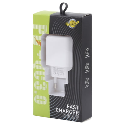 LZ-215A+C 20W QC 3.0 USB + PD 3.0 USB-C / Type-C Fast Charging Travel Charger, EU Plug, EU Plug