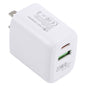 LZ-215A+C 20W QC 3.0 USB + PD 3.0 USB-C / Type-C Fast Charging Travel Charger, US Plug, US Plug
