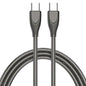 ADC-009 USB-C / Type-C to USB-C / Type-C Zinc Alloy Hose Fast Charging Data Cable, Cable Length: 1m, USB-C / Type-C to USB-C / Type-C