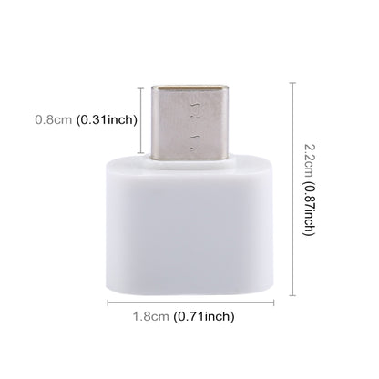ABS Shell USB 2.0 to USB-C / Type-C Mini OTG Adapter Connector