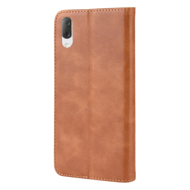 Magnetic Snap Retro Crazy Horse Texture Horizontal Flip Leather Case for Sony Xperia L3, with Holder & Card Slots & Photo Frame, For Sony Xperia L3