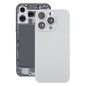 For iPhone 16 Pro Glass Original Battery Back Cover with Camera Lens Cover