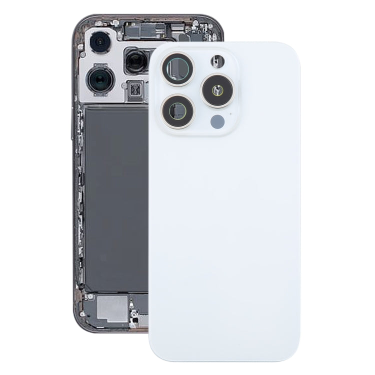 For iPhone 16 Pro Original Glass Battery Back Cover with Camera Lens Cover + MagSafe Magnet