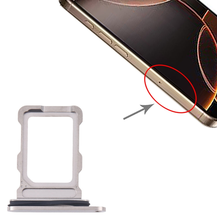 For iPhone 16 Pro SIM Card Tray, For iPhone 16 Pro(Single SIM)