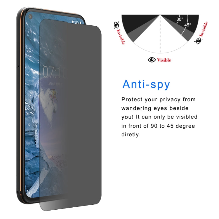 ENKAY Hat-Prince 0.26mm 9H 2.5D Privacy Anti-glare Tempered Glass Film for Nokia X71