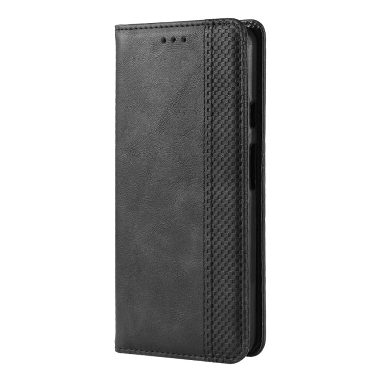 Magnetic Buckle Retro Crazy Horse Texture Horizontal Flip Leather Case for Google Pixel 3a , with Holder & Card Slots & Photo Frame, For Google Pixel 3a