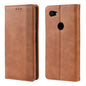 Magnetic Buckle Retro Crazy Horse Texture Horizontal Flip Leather Case for Google Pixel 3a , with Holder & Card Slots & Photo Frame, For Google Pixel 3a