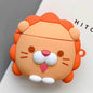 For Apple AirPods 1/2 Generation Universal Wireless Lion And Dinosaur Headphone Holder Bluetooth  Protective Case