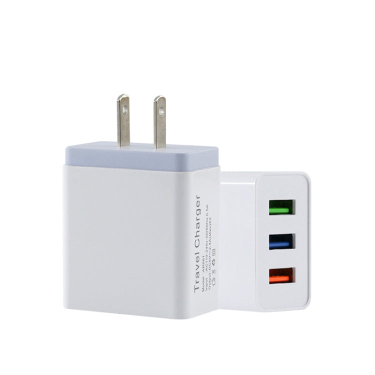 2A 3USB Mobile Phone Travel Charger US PLug