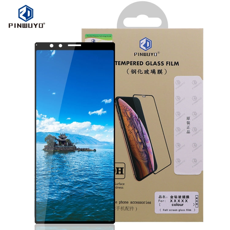 PINWUYO 9H 2.5D Full Glue Tempered Glass Film for SONY Xperia 1