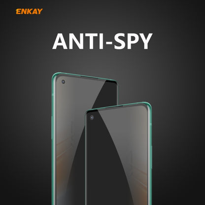 ENKAY Hat-Prince 0.26mm 9H 3D Curved Heat Bending Privacy Anti-spy Full Screen Tempered Glass Film, For OnePlus 8 Pro, For OnePlus 8, For Huawei P40 Pro, For Xiaomi Mi 10 / Mi 10 Pro