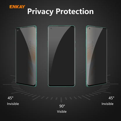 ENKAY Hat-Prince 0.26mm 9H 3D Curved Heat Bending Privacy Anti-spy Full Screen Tempered Glass Film, For OnePlus 8 Pro, For OnePlus 8, For Huawei P40 Pro, For Xiaomi Mi 10 / Mi 10 Pro