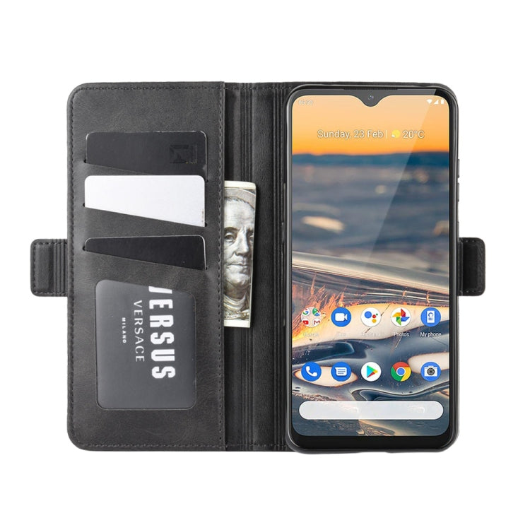 For Nokia 5.3 Dual-side Magnetic Buckle Horizontal Flip Leather Case with Holder & Card Slots & Wallet