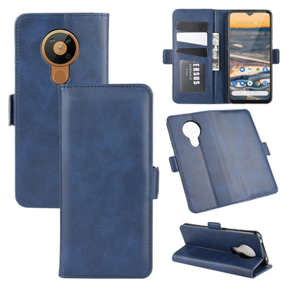 For Nokia 5.3 Dual-side Magnetic Buckle Horizontal Flip Leather Case with Holder & Card Slots & Wallet