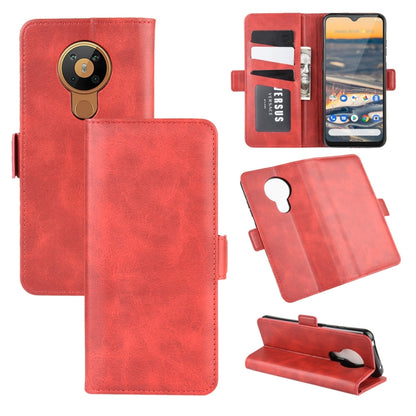 For Nokia 5.3 Dual-side Magnetic Buckle Horizontal Flip Leather Case with Holder & Card Slots & Wallet