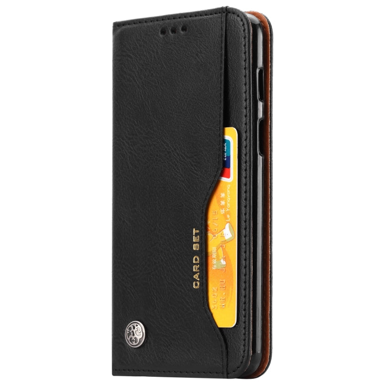 Knead Skin Texture Horizontal Flip Leather Case for OnePlus 6, with Photo Frame & Holder & Card Slots & Wallet