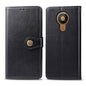 For Nokia 5.3 Retro Solid Color Leather Buckle Phone Case with Lanyard & Photo Frame & Card Slot & Wallet & Stand Function, For Nokia 5.3