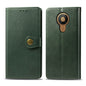 For Nokia 5.3 Retro Solid Color Leather Buckle Phone Case with Lanyard & Photo Frame & Card Slot & Wallet & Stand Function, For Nokia 5.3