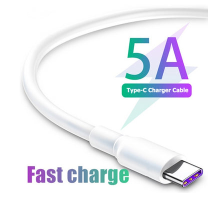 5A USB to USB-C / Type-C Mobile Phone Tablet PC Universal Super Fast Charging Data Cable, 1m, 1.5m, 2m