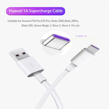 5A USB to USB-C / Type-C Mobile Phone Tablet PC Universal Super Fast Charging Data Cable, 1m, 1.5m, 2m