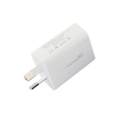 QC 3.0 18W 3A Single USB Interface Charger, AU Plug