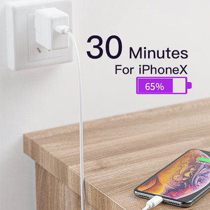 2 in 1 USB to USB-C / Type-C Data Cable + 30W QC 3.0 4 USB Interfaces Mobile Phone Tablet PC Universal Quick Charger Travel Charger Set, US Plug, USB-C / Type-C Set US Plug