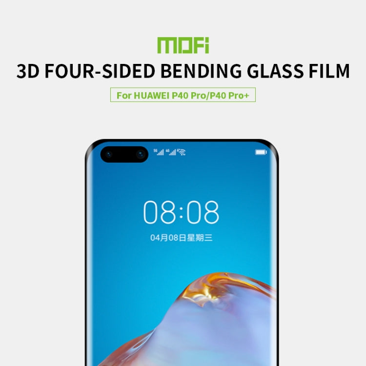 MOFI 9H 3D Explosion Proof Thermal Bending Full Screen Covered Tempered Glass Film, For Huawei P40 Pro / P40 Pro+, For Huawei Nova 7 Pro /Honor 30 Pro, For OnePlus 8, For OnePlus 8 Pro
