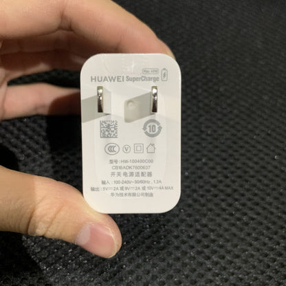 Original Huawei HW-100400C00 For Huawei P30 / Mate 30 / Mate 20 Fast Charge & Huawei Mobile Phone 40W USB Charger, CN Plug