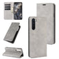 For OnePlus Nord Retro-skin Business Magnetic Suction Leather Case with Holder & Card Slots & Wallet, For OnePlus Nord